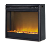 Entertainment Accessories - Fireplace Insert Glass/Stone - Black - R&R Furniture Gallery (Fountain Valley, CA)