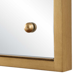 Rectangular Mirror - Gold Leaf