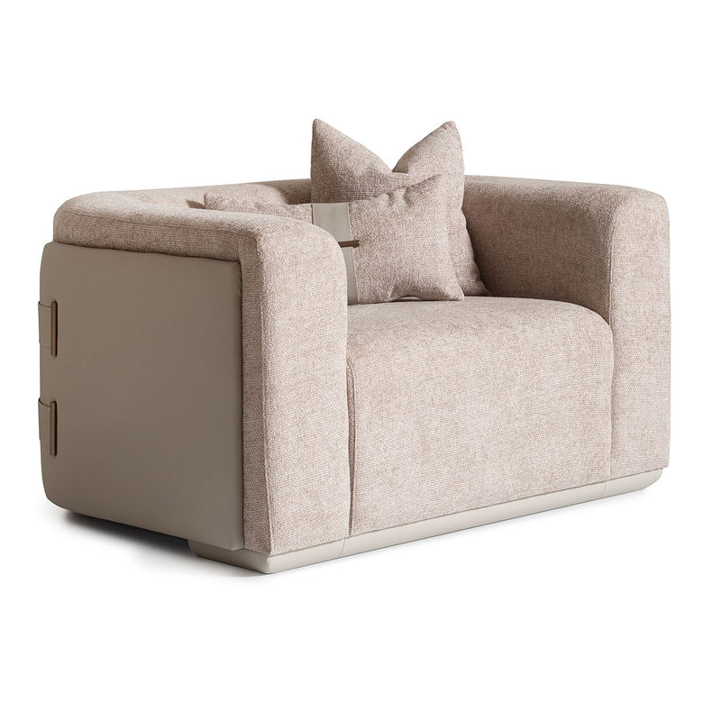 Canberra - Chair And A Half - Mink - R&R Furniture Gallery (Fountain Valley, CA)