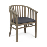 Outdoor Wooden Dining Chairs With Cushions (Set of 2) - R&R Furniture Gallery (Fountain Valley, CA)