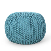 Moro - Knitted Round Pouf With Pumpkin Shape - R&R Furniture Gallery (Fountain Valley, CA)