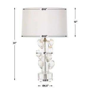 Clear Bloom - Table Lamp - White