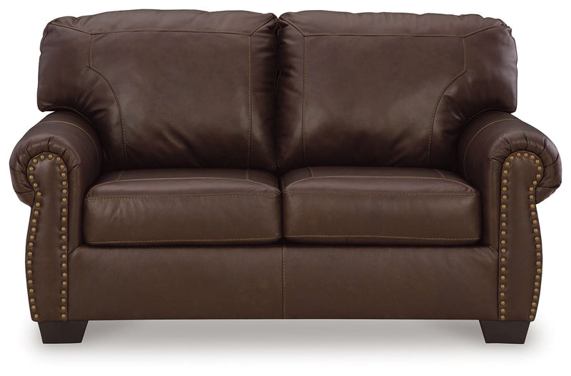 Colleton - Loveseat - Dark Brown - R&R Furniture Gallery (Fountain Valley, CA)