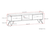 Hunter - Handcrafted TV Media Stand - Natural - R&R Furniture Gallery (Fountain Valley, CA)
