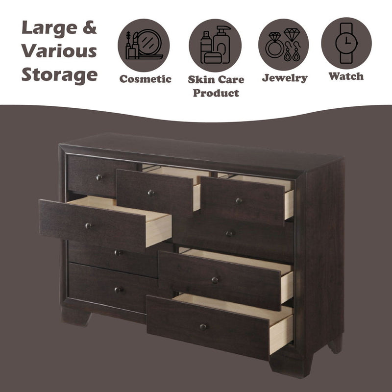 Madison - Dresser - Espresso - R&R Furniture Gallery (Fountain Valley, CA)