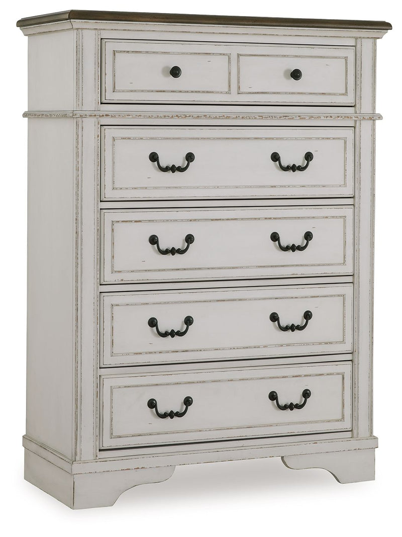 Blendon - Five Drawer Chest - Two-tone - R&R Furniture Gallery (Fountain Valley, CA)