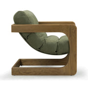 Palma - Upcycled Fabric Accent Chair - Green - R&R Furniture Gallery (Fountain Valley, CA)