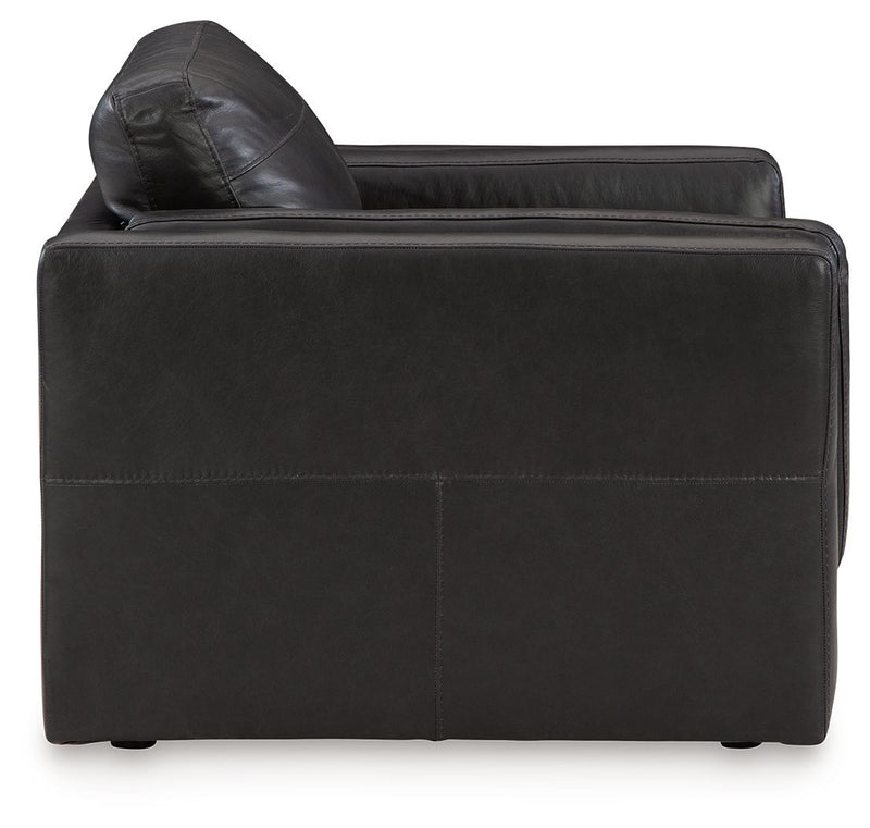 Amiata - Chair And A Half - Onyx - R&R Furniture Gallery (Fountain Valley, CA)