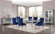 Varian - 34" Server - Mirrored & Antique Platinum - R&R Furniture Gallery (Fountain Valley, CA)