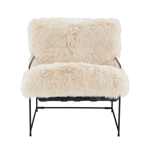 Kimi - Genuine Sheepskin Chair - R&R Furniture Gallery (Fountain Valley, CA)