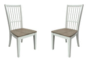 Americana Modern Dining - Spindle Back Dining Chair (Set of 2) - Cotton - R&R Furniture Gallery (Fountain Valley, CA)