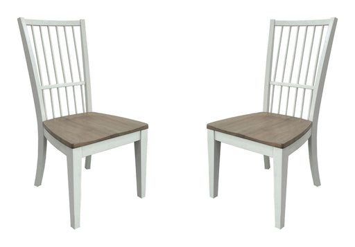 Americana Modern Dining - Spindle Back Dining Chair (Set of 2) - Cotton - R&R Furniture Gallery (Fountain Valley, CA)