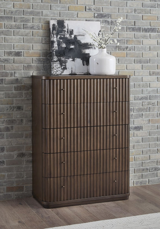 Penny Fluted Chest - Ch Ms - R&R Furniture Gallery (Fountain Valley, CA)