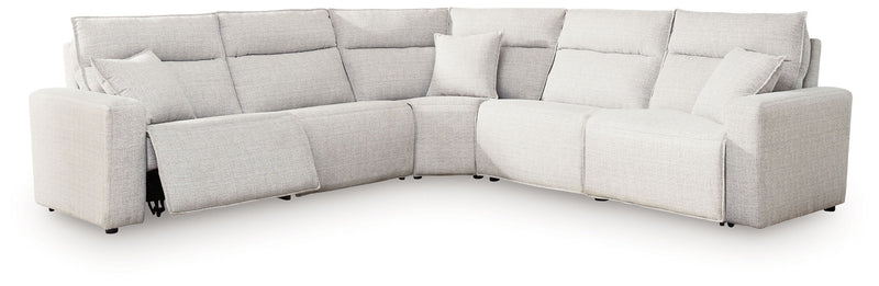 Modmax II - Reclining Sectional - Stone - R&R Furniture Gallery (Fountain Valley, CA)