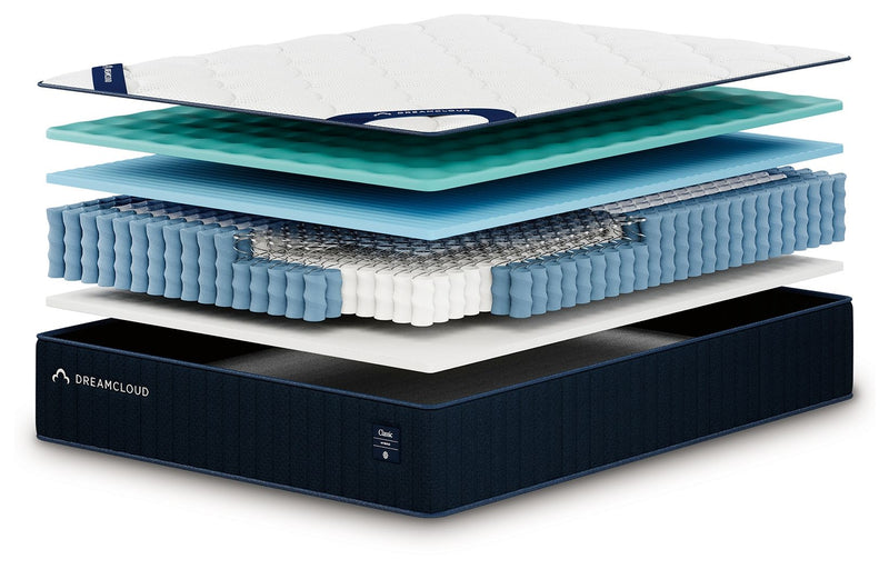 DreamCloud Classic Hybrid - Mattress - R&R Furniture Gallery (Fountain Valley, CA)