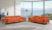 1246 - Modular Power Triple Reclining Sofa And Console Loveseat Set With Power Headrests - R&R Furniture Gallery (Fountain Valley, CA)