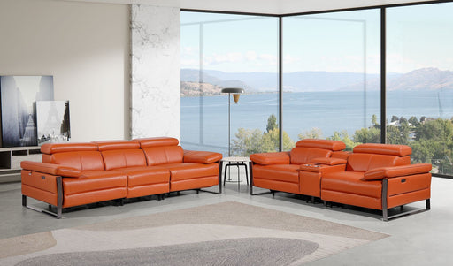 1246 - Modular Power Triple Reclining Sofa And Console Loveseat Set With Power Headrests - R&R Furniture Gallery (Fountain Valley, CA)