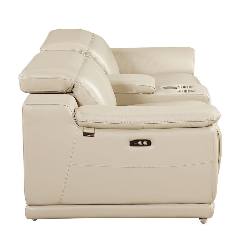 9762 - 3-Piece Modular Power Reclining Console Loveseat With 2 Power Recliners In