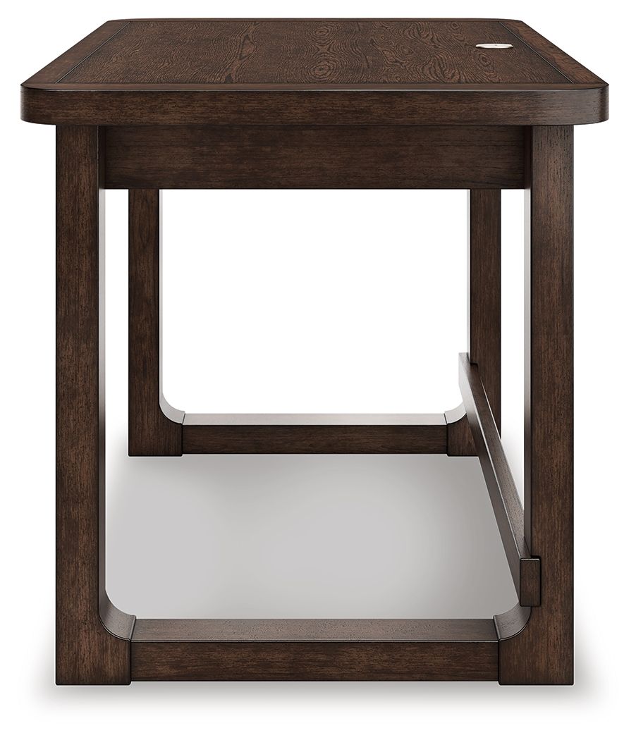Breckington - Home Office Desk - Dark Brown - R&R Furniture Gallery (Fountain Valley, CA)