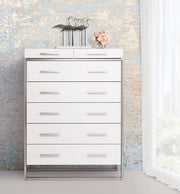 Marquee - 7-Drawer Chest - Cloud White - R&R Furniture Gallery (Fountain Valley, CA)
