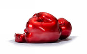XD0054 Modern Red Baby Playing Sculpture — view 5