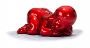XD0052 Modern Red Baby Sleeping Sculpture — view 3