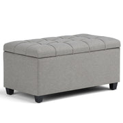 Sienna - Upholstered Storage Ottoman Bench - R&R Furniture Gallery (Fountain Valley, CA)