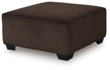 Kimlee - Oversized Accent Ottoman - Chocolate - R&R Furniture Gallery (Fountain Valley, CA)