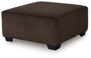 Kimlee - Oversized Accent Ottoman - Chocolate - R&R Furniture Gallery (Fountain Valley, CA)