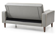 Contemporary Glory Furniture loveseat for two, a stylish futon loveseat with sleek design and plush cushions, ideal for modern living spaces.