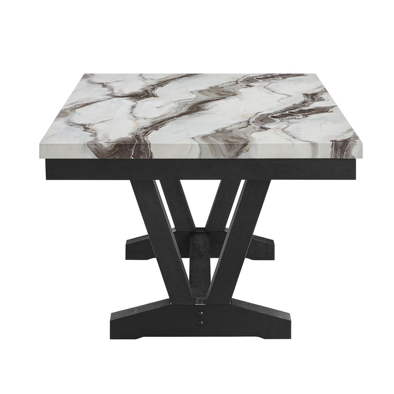 Panda Oceanic - Dining Table And Chairs Set - Black - R&R Furniture Gallery (Fountain Valley, CA)