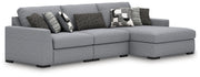 Benchcraft Bealton sectional sofa, a stylish stationary sectional with plush cushions and modern design, shown in a living room setting.