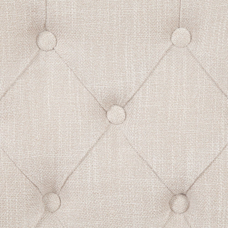 Gerardo - Side Chair (Set of 2) - Beige Linen & Weathered Espresso - R&R Furniture Gallery (Fountain Valley, CA)