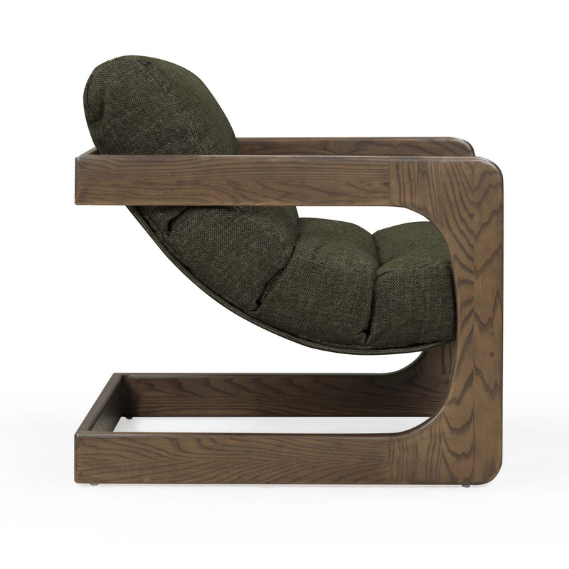 Palma - Textured Weave Accent Chair With Brown Base - R&R Furniture Gallery (Fountain Valley, CA)