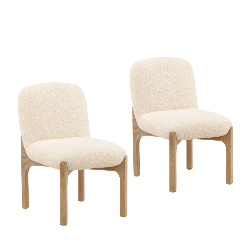 Ember - Dining Chair (Set of 2) - Cream And Natural