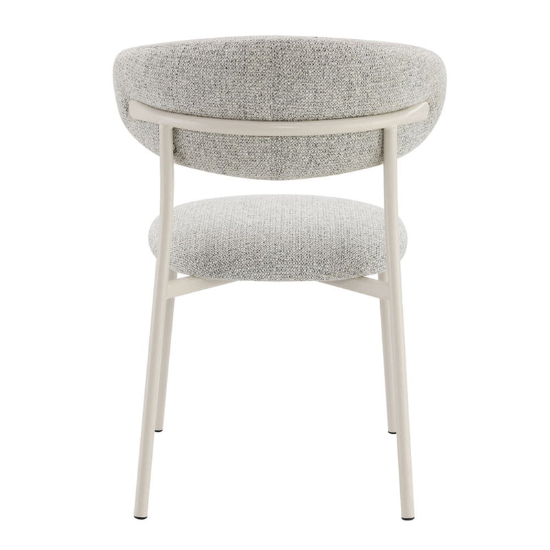 Kalam - Side Chair (Set of 2) - Gray Fabric & Beige - R&R Furniture Gallery (Fountain Valley, CA)