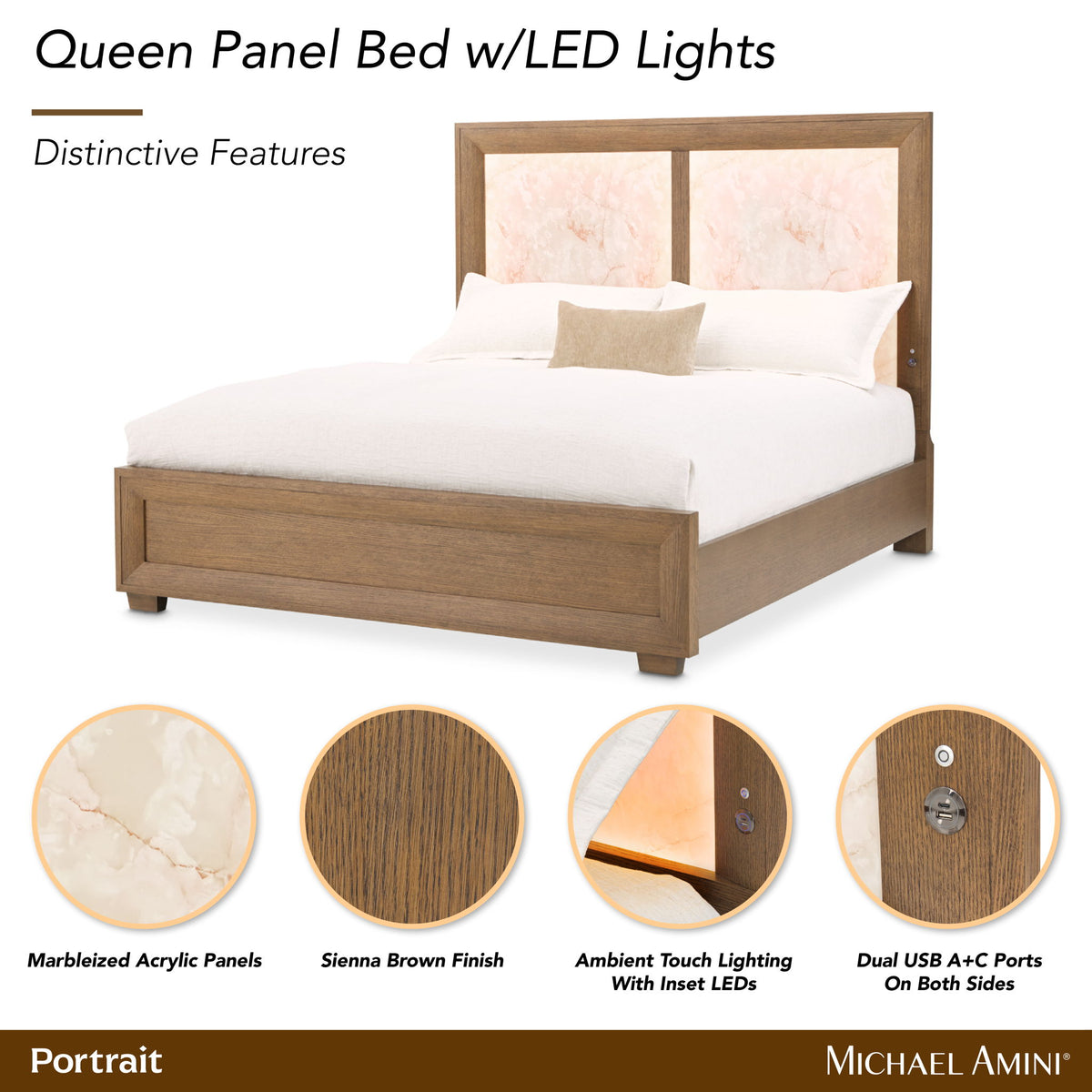 Portrait - Panel Bed