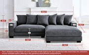 Luxe - Oversized 2 Piece Sectional Couches For Living Room, L Shaped Sofa With Chaise - R&R Furniture Gallery (Fountain Valley, CA)