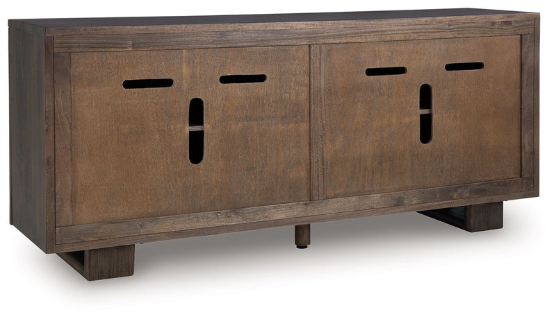 Cato - Accent Cabinet - Dark Brown - R&R Furniture Gallery (Fountain Valley, CA)