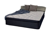 Restonic ComfortCare Hybrid CosmoRest Euro Top mattress with plush fabric and supportive pillow-top design, ideal for comfortable sleep.
