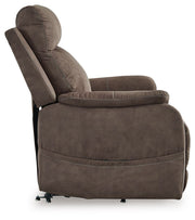 Power lift recliner from Crestmeade by Signature Design by Ashley, featuring plush cushioning and a sturdy frame.
