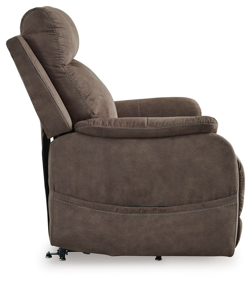 Power lift recliner from Crestmeade by Signature Design by Ashley, featuring plush cushioning and a sturdy frame.