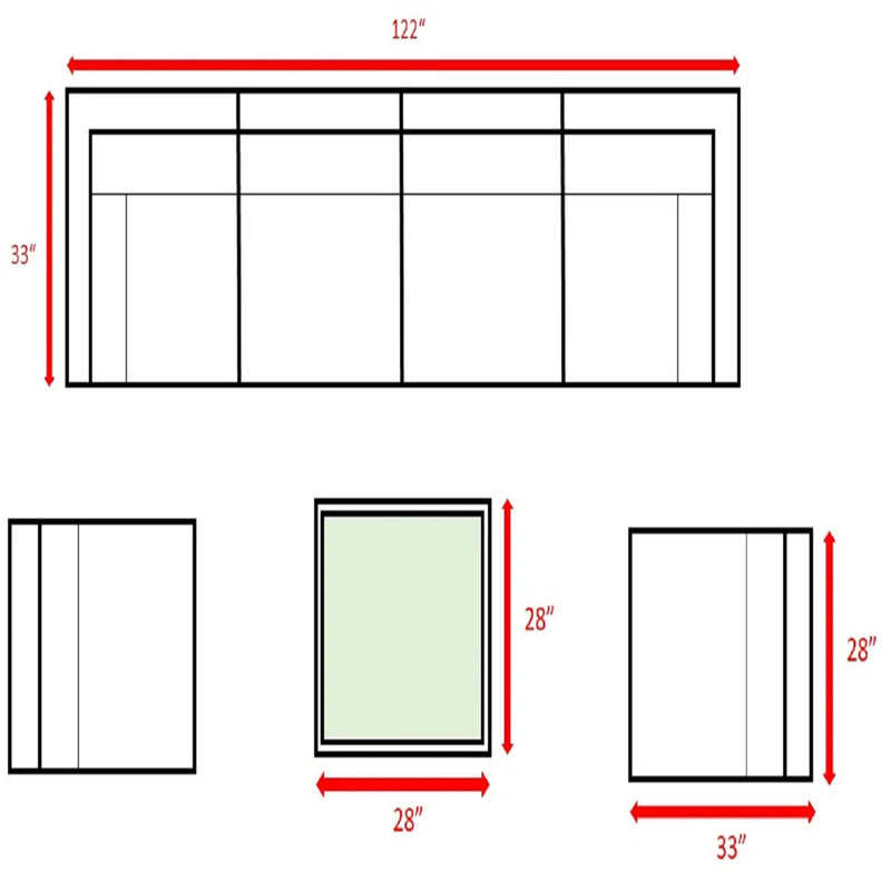 Outdoor Wicker Seating Group With Cushions - R&R Furniture Gallery (Fountain Valley, CA)