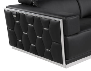 1111 - Leather Living Room Set - R&R Furniture Gallery (Fountain Valley, CA)