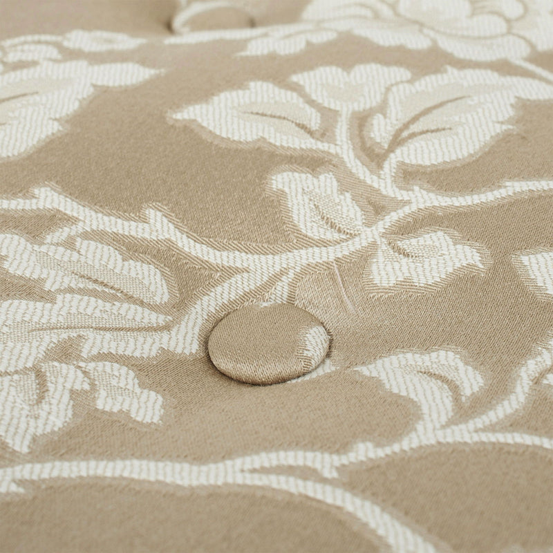 Yolanda - Round Upholstered Accent Ottoman - R&R Furniture Gallery (Fountain Valley, CA)