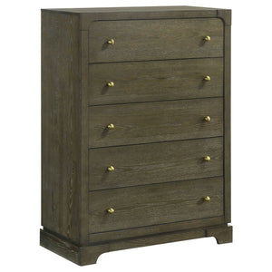 Harbington - 5 Drawer Chest - Chocolate