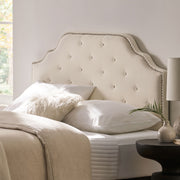 Charismatic - Size Headboard With Button Tufting And Nailhead Trim - R&R Furniture Gallery (Fountain Valley, CA)