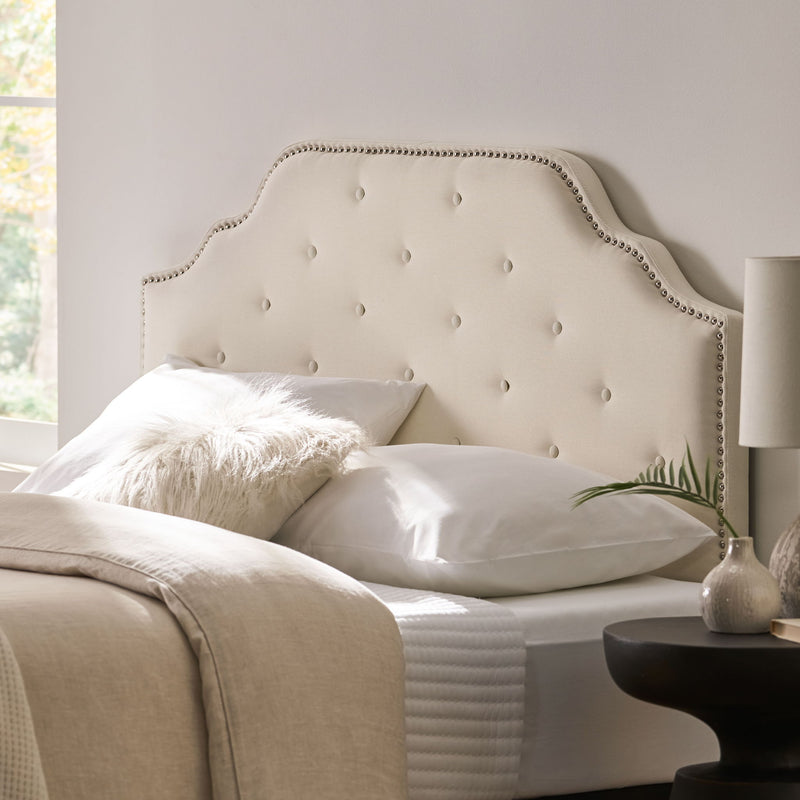 Charismatic - Size Headboard With Button Tufting And Nailhead Trim - R&R Furniture Gallery (Fountain Valley, CA)