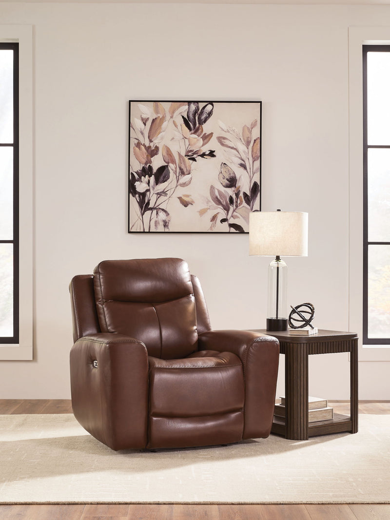 Next Move - Power Recliner With Adjustable Headrest - R&R Furniture Gallery (Fountain Valley, CA)