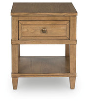 Sharlance - Rectangular End Table - Light Brown - R&R Furniture Gallery (Fountain Valley, CA)